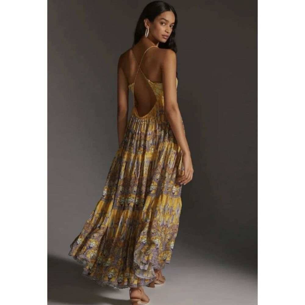 Anthropologie Bhanuni by Jyoti Jacquard Maxi Dress